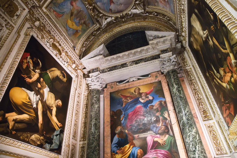 Voir l'oeuvre du Caravage à Santa Maria del Popolo