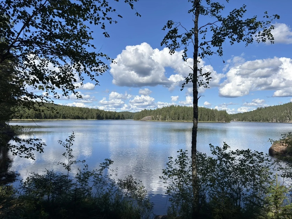 Sentier Koppelon Kierros dans le Parc national de Repovesi, Finlande