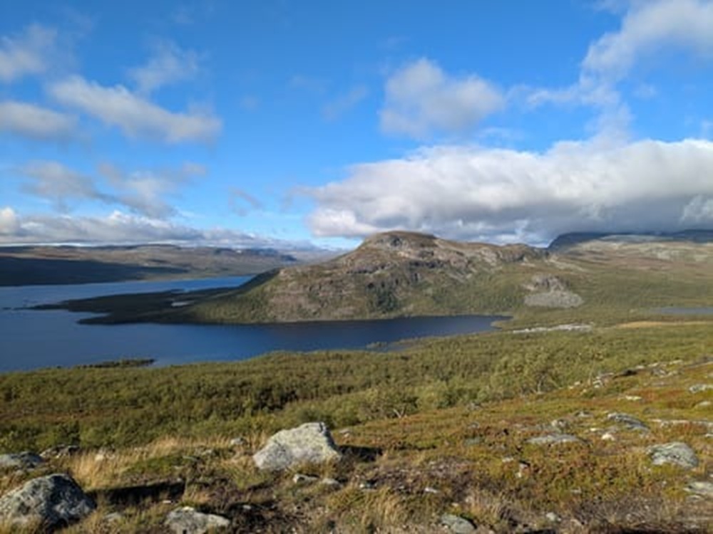 Sentier de Saana en Laponie, Finlande