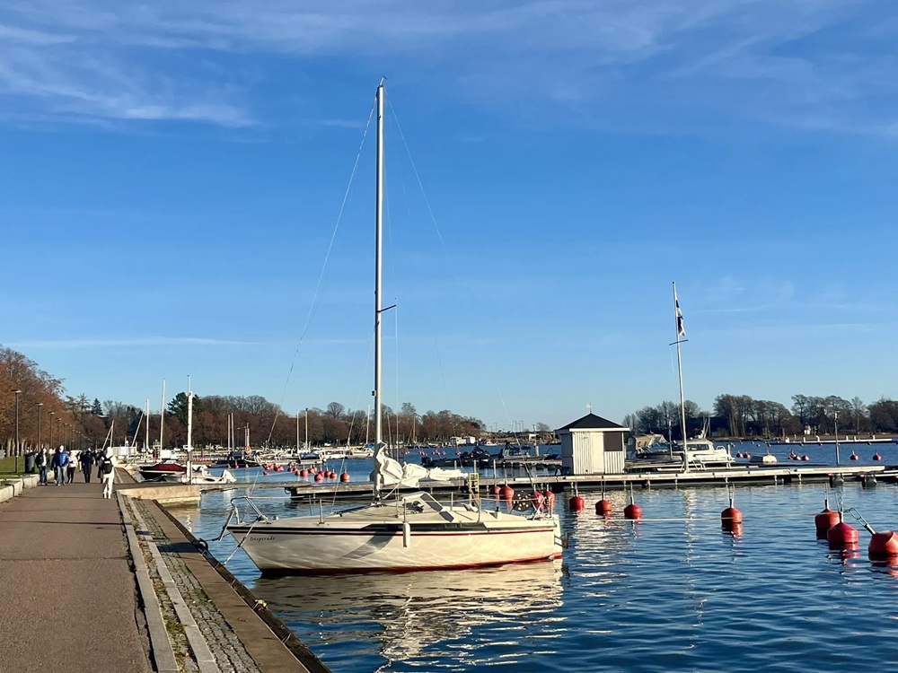 Sentier du front de mer du centre-ville d'Helsinki, Finlande