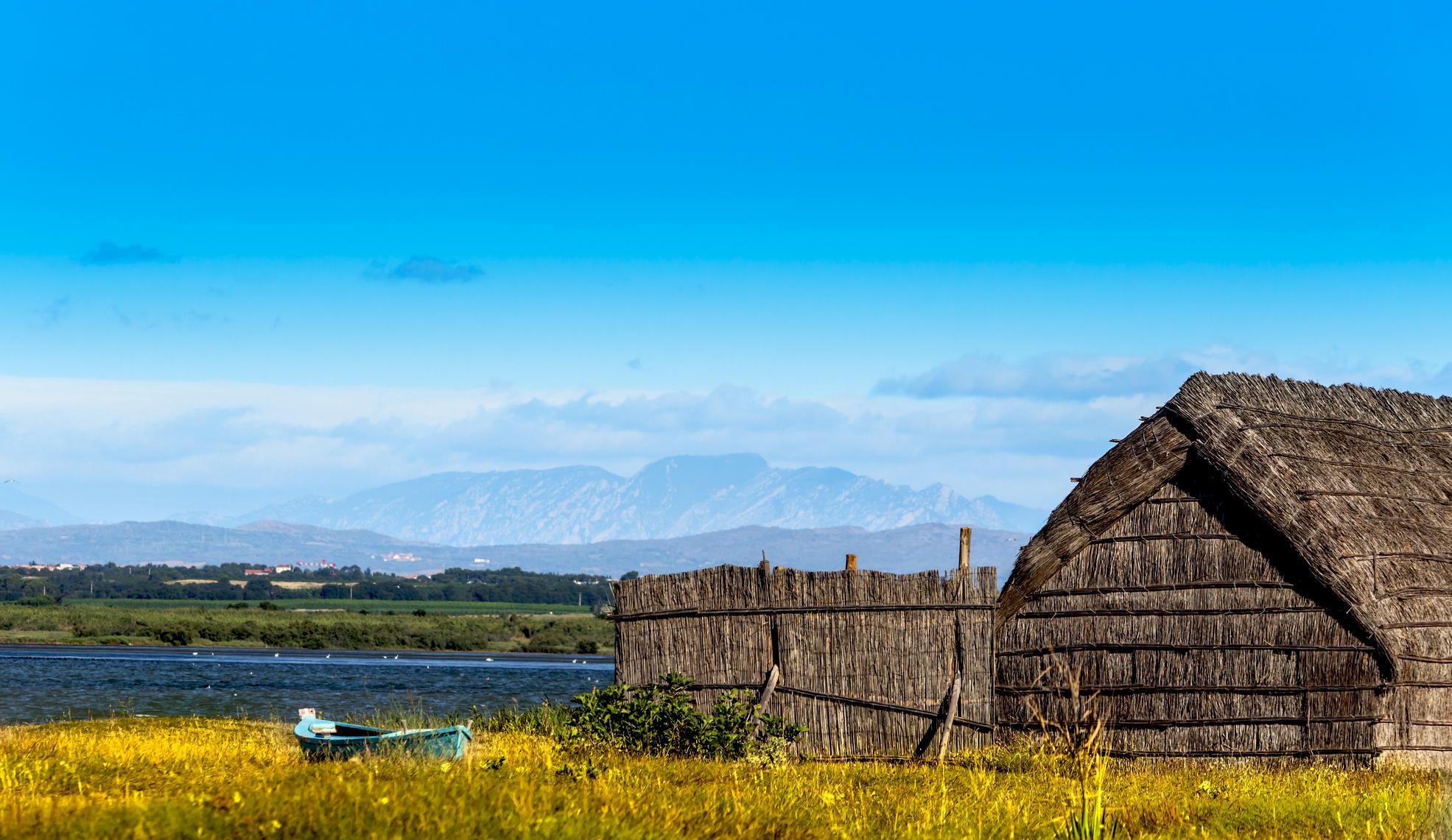 La lagune près de Saint-Cyprien
