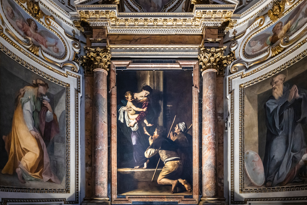 Voir Le Caravage à Rome : Eglise Sant'Agostino