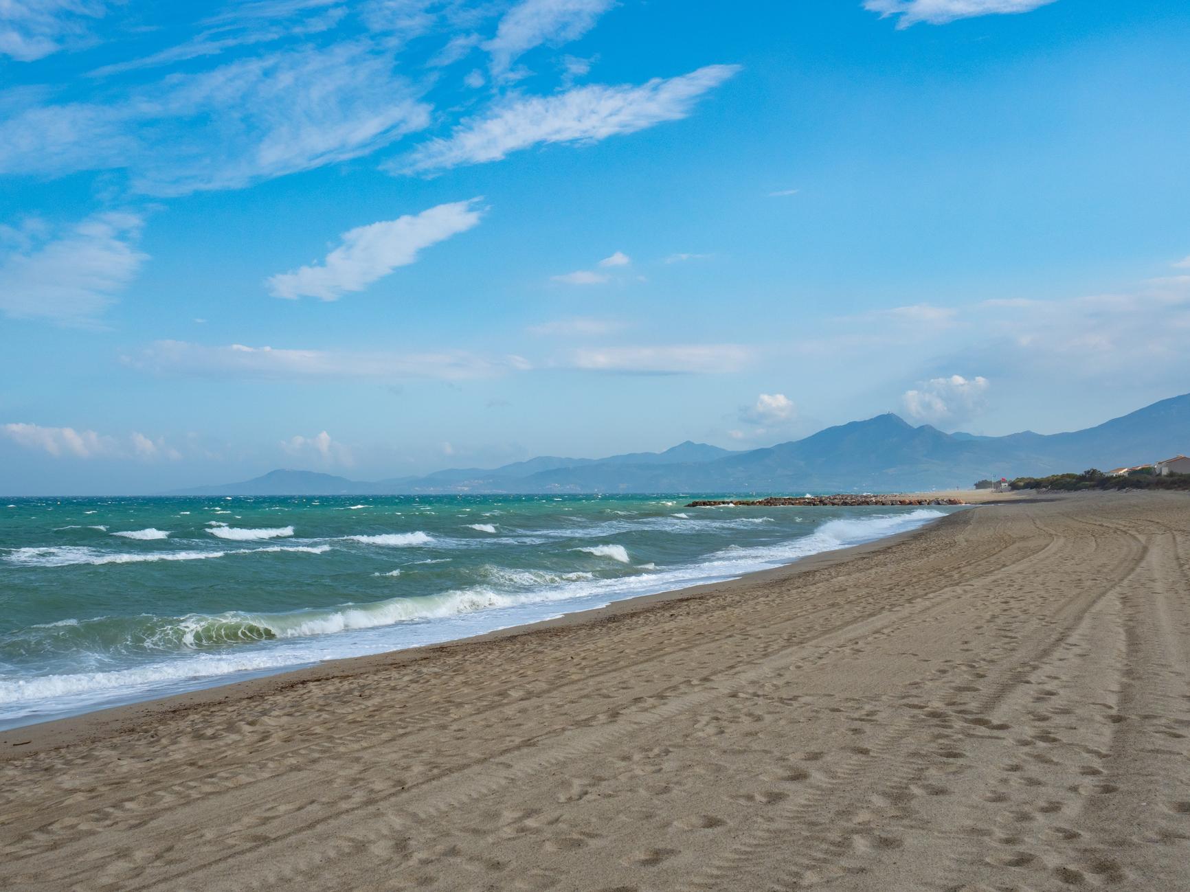 Une des plages de Saint-Cyprien