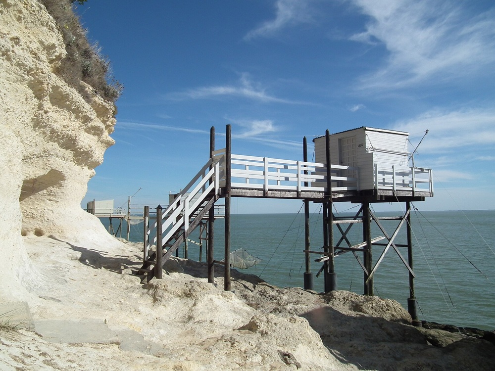 Carrelets à Meschers-sur-Gironde, Nouvelle-Aquitaine