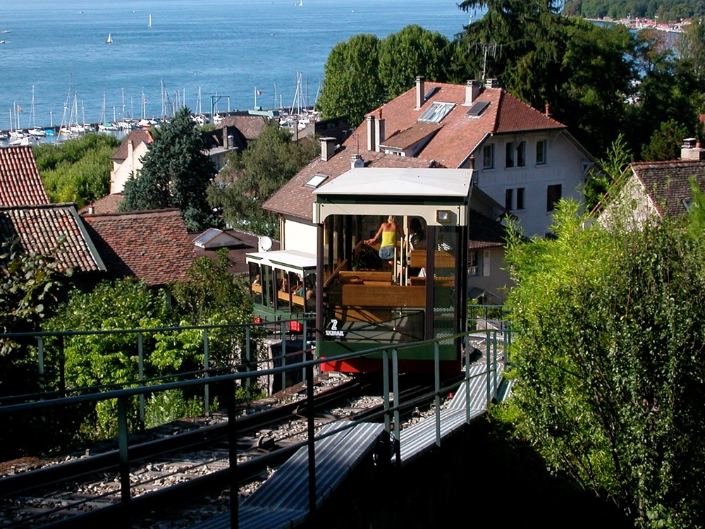 Funiculaire de Thonon-les-Bains, ville haute