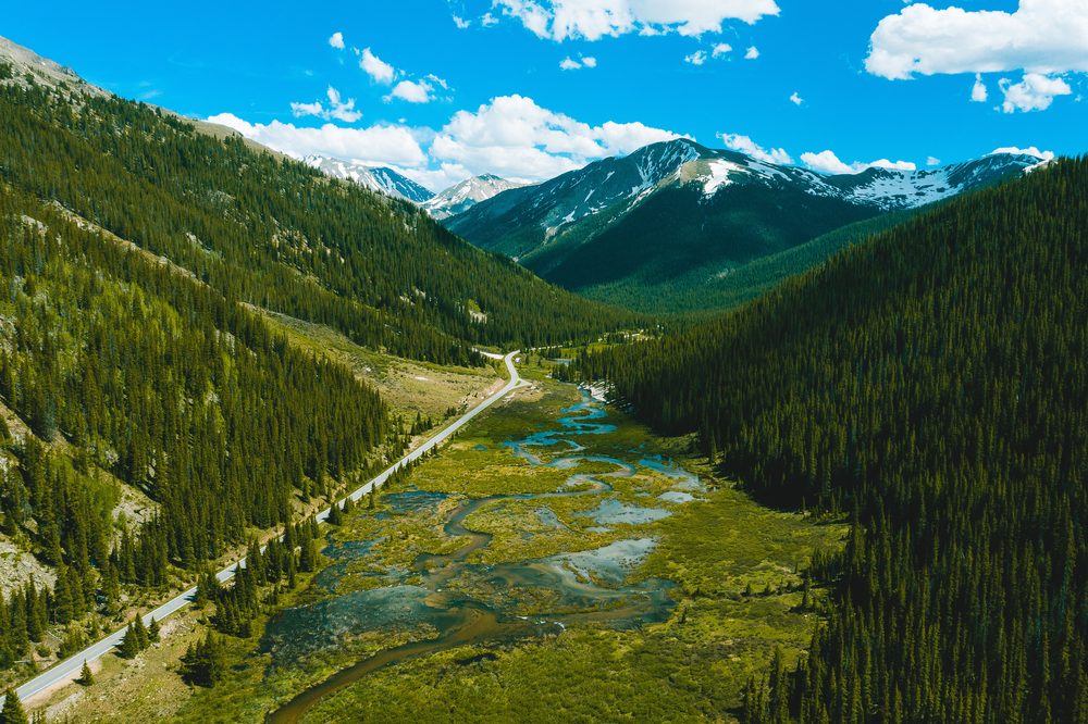 Independence Pass dans le Colorado, États-Unis