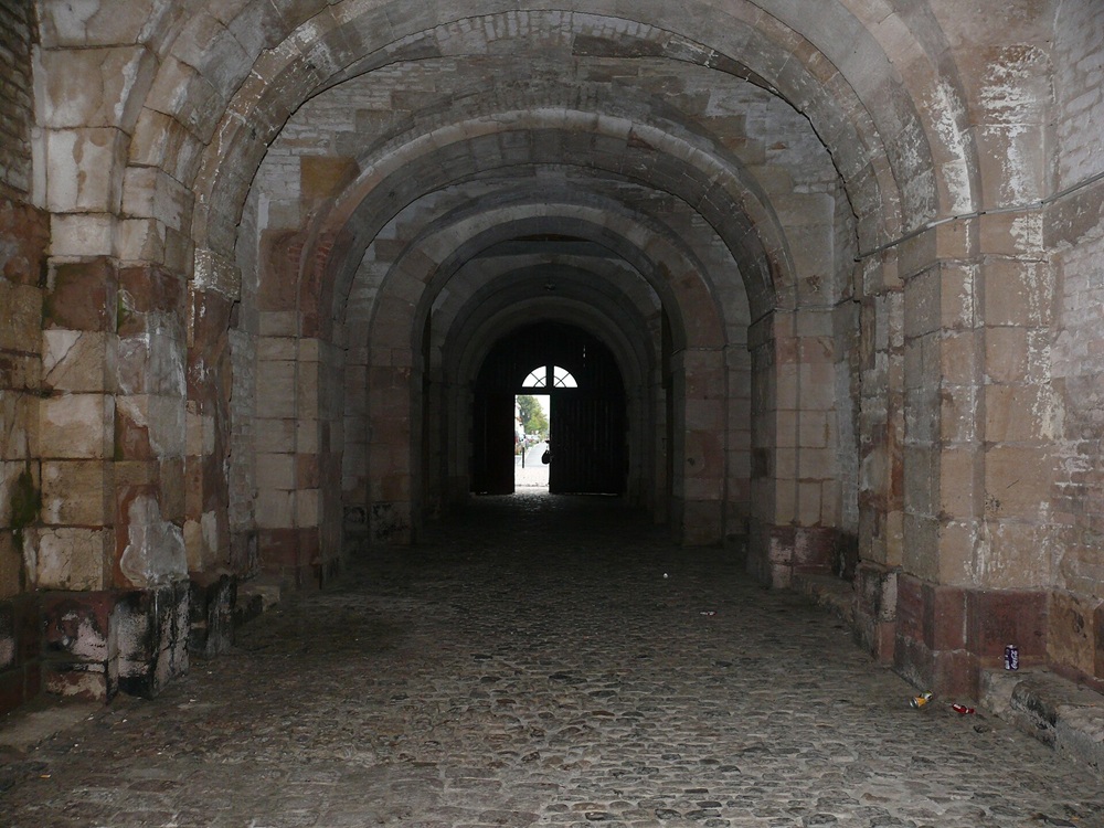 Intérieur des remparts à Neuf-Brisach, Alsace