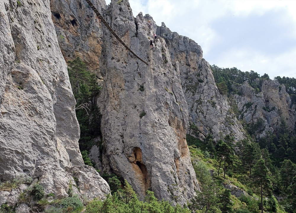 Les Baus de la Frema via Ferrata à La Colmiane
