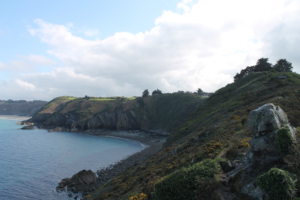 Les falaises de Plouha, près de Paimpol