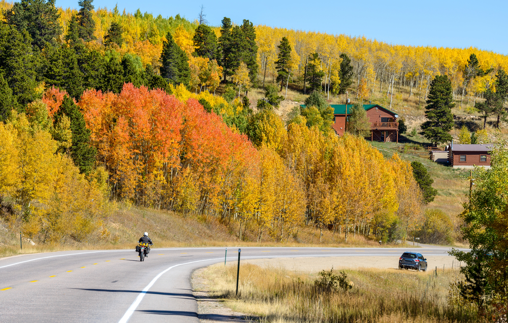 Peak to Peak Scenic Byway dans le Colorado, États-Unis