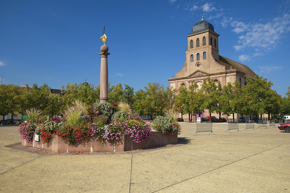 Place d'Armes à Neuf-Brisach, Alsace
