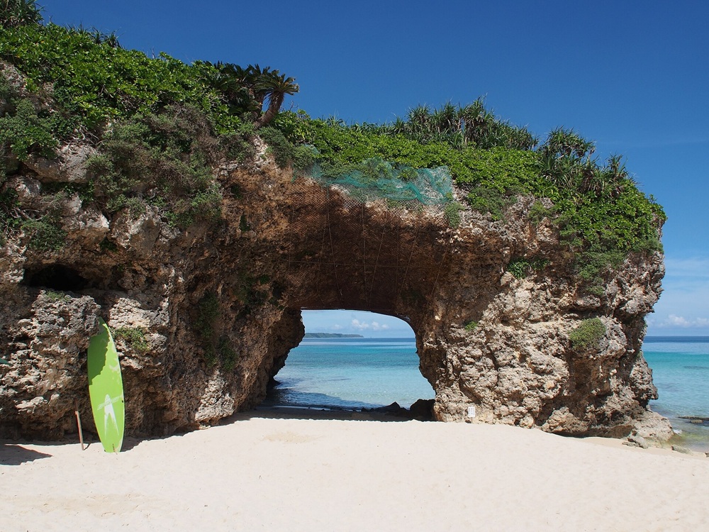Plage de Sunayama à Miyakojima, Okinawa