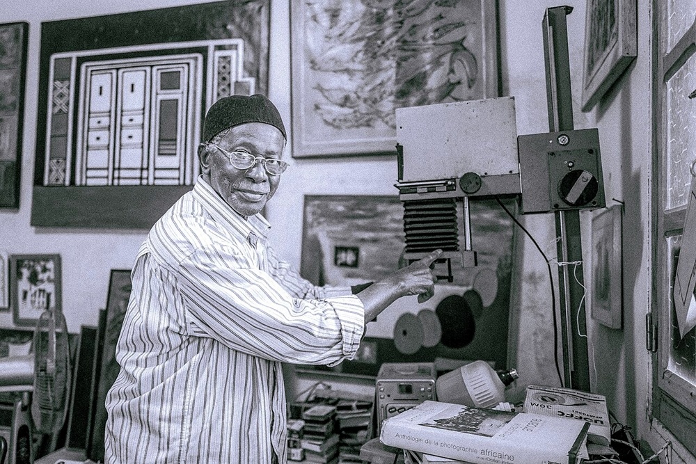 Portrait d'Adama Sylla, Musée de la Photographie à Saint-Louis, Sénégal