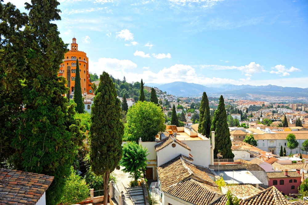 Quartier du Realejo à Grenade, Espagne