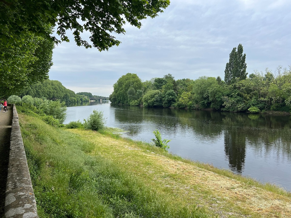 Rivière Vienne à Chinon