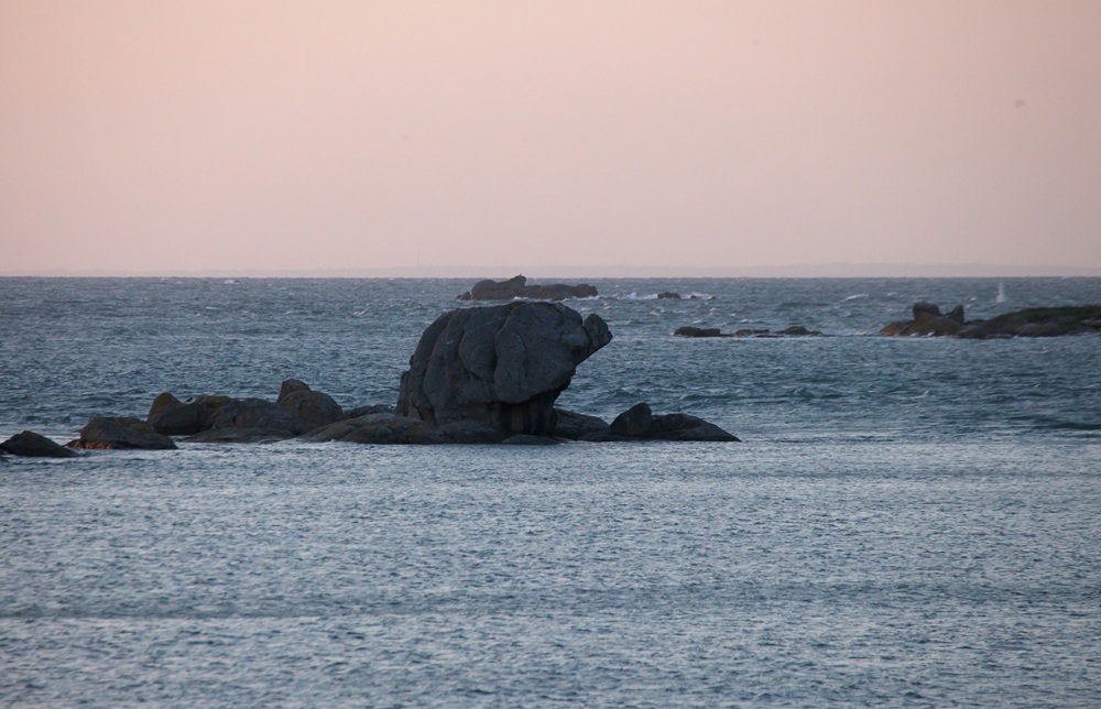 Rocher de l'Éléphant sur les îles Chausey, Normandie