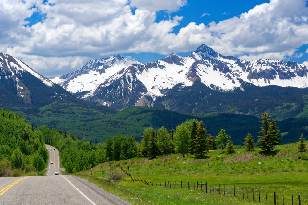 San Juan Skyway dans le Colorado, États-Unis