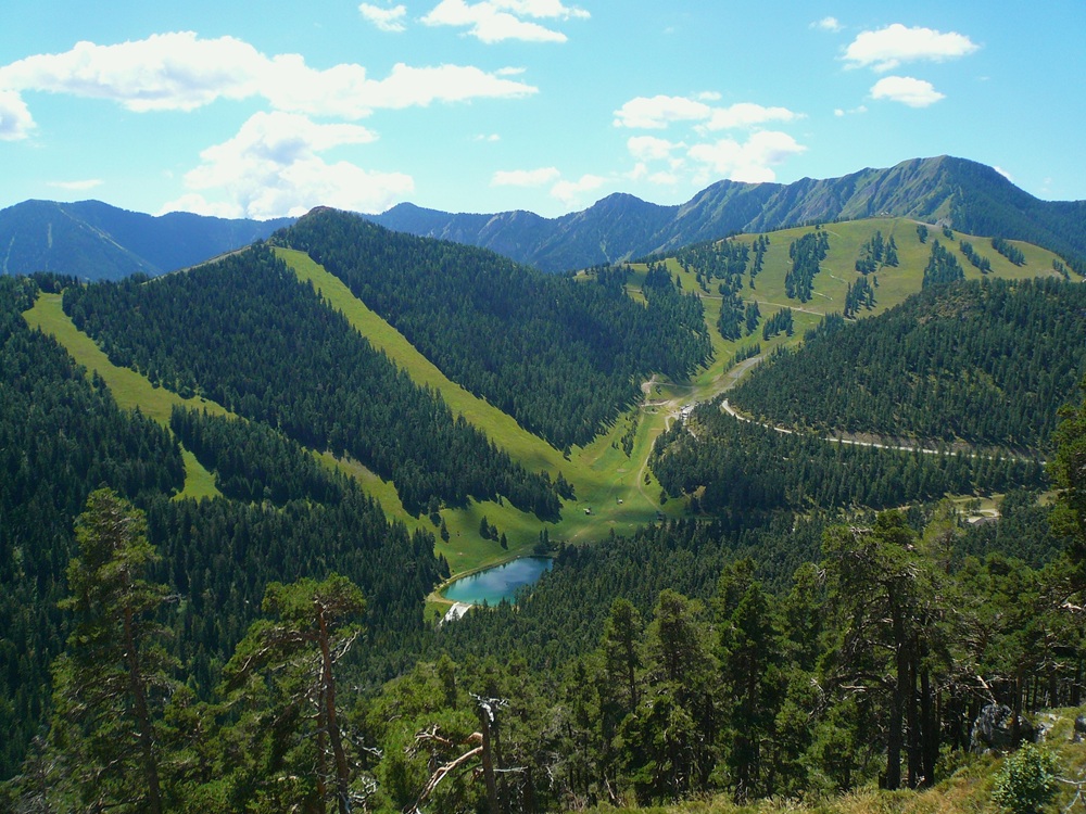 Station de La Colmiane en période estivale