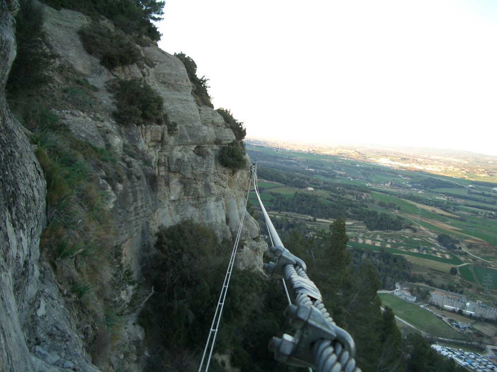 Via ferrata Baumes Corcades, Centelles