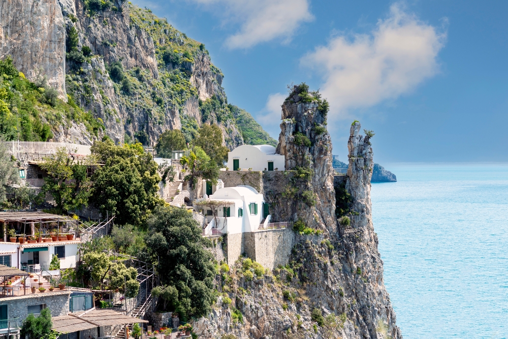 Village de Furore près d'Amalfi, Italie