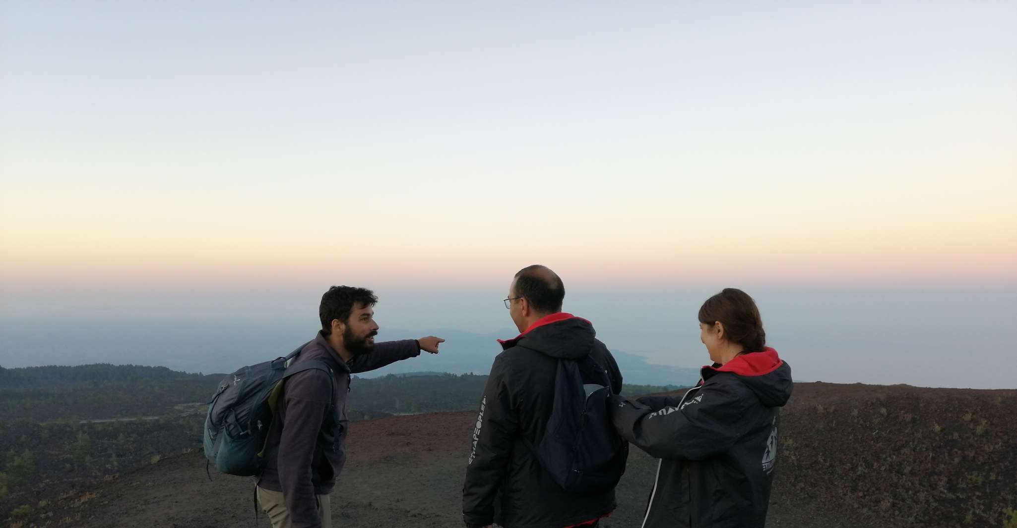 Au départ de Taormine : Randonnée d'une demi-journée en soirée sur l'Etna