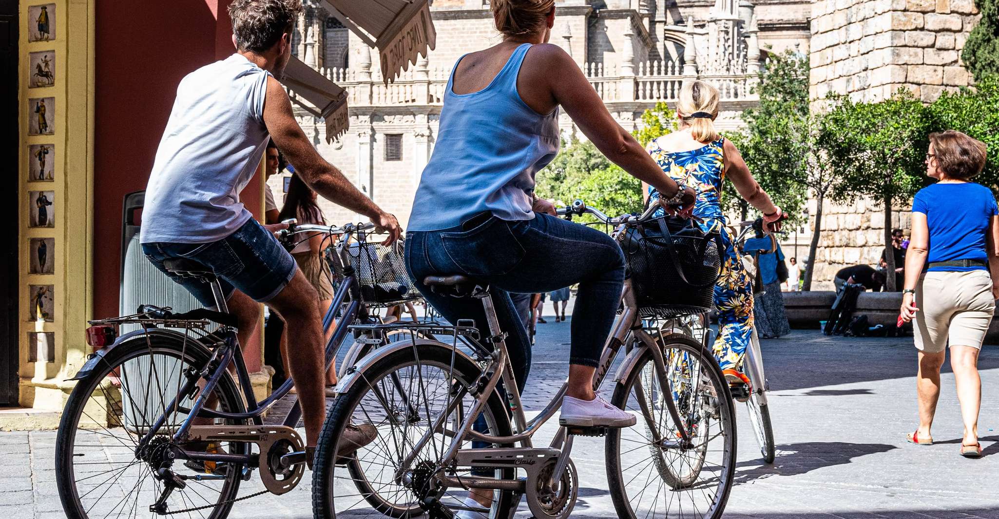 Séville : Visite touristique de la ville et de la culture locale à vélo