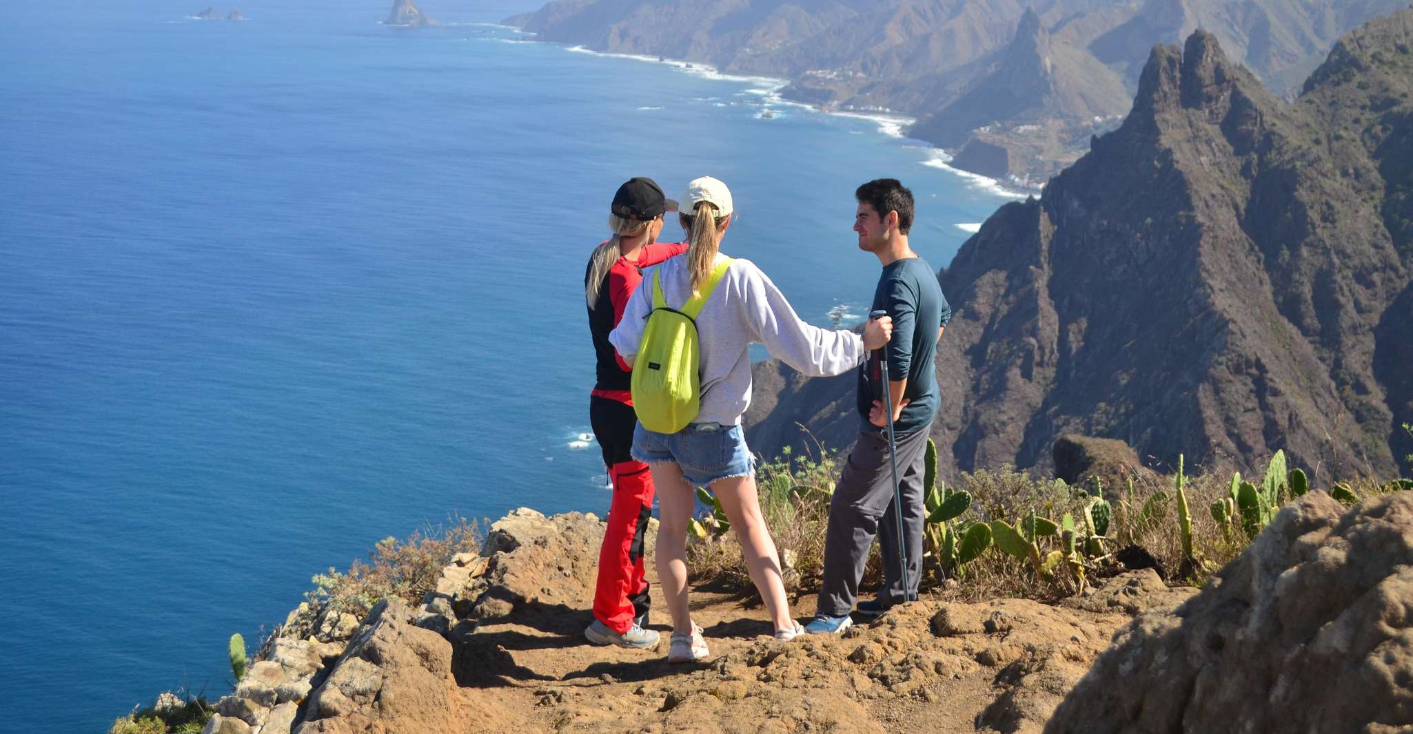 Anaga : randonnée guidée vers Taborno avec vue sur l'océan et prise en charge