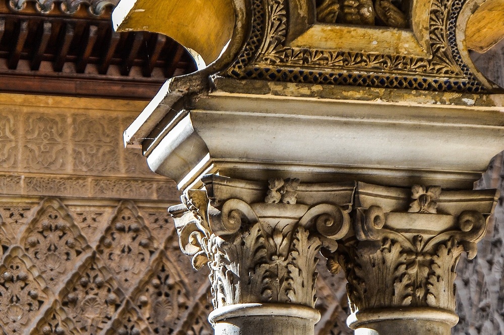 Chapiteaux du Patio de las Doncellas, Alcazar de Séville
