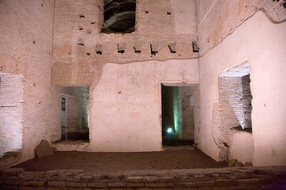 Intérieur de la Domus Aurea, Rome
