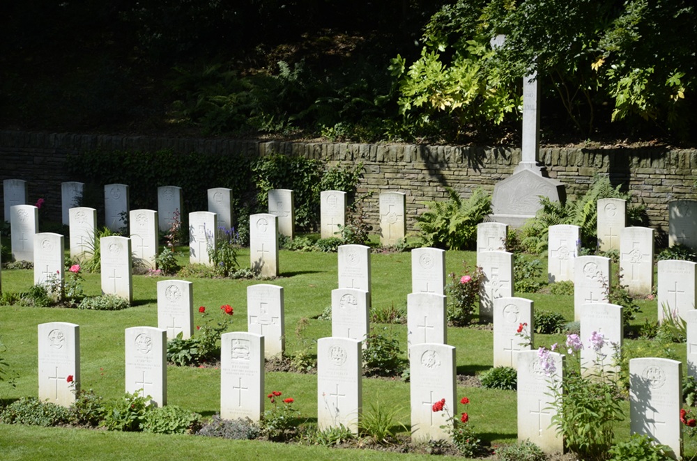 Le cimetière militaire britannique, Mont-Noir