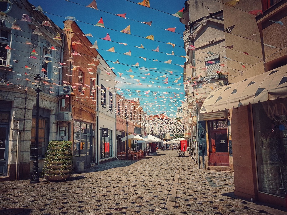 Le quartier de Kapana à Plovdiv, Bulgarie