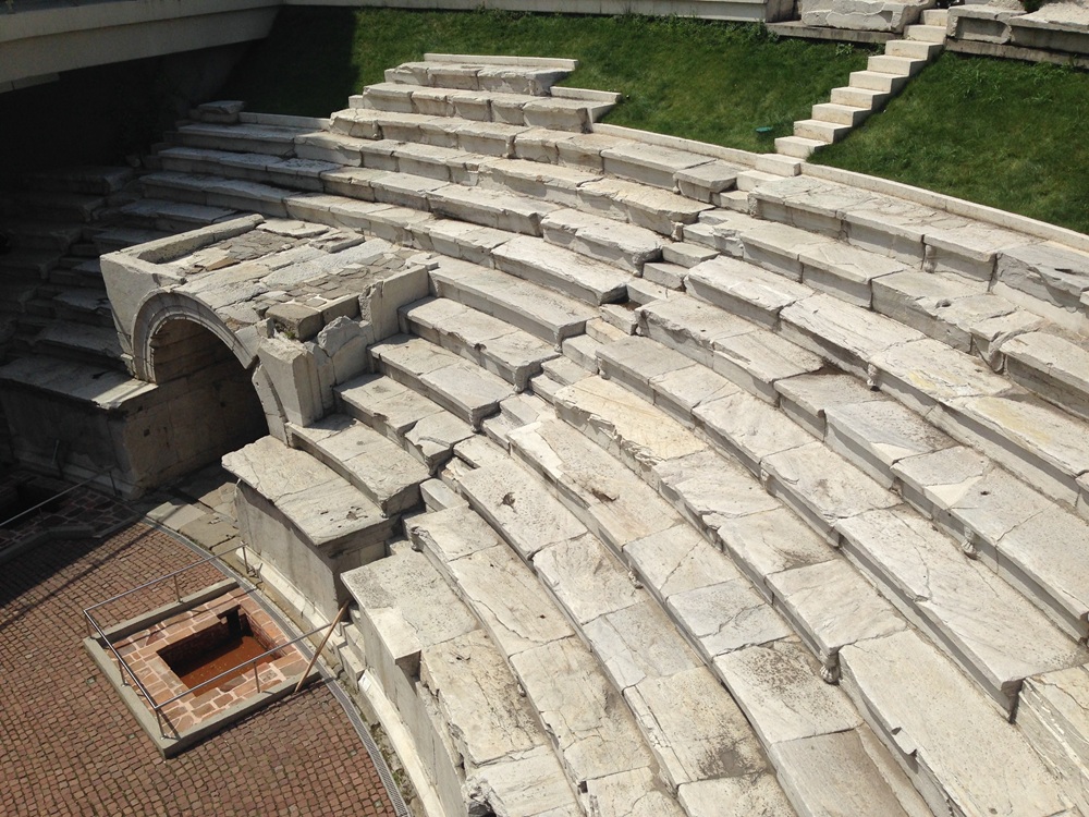 Le stade romain de Plovdiv, Bulgarie
