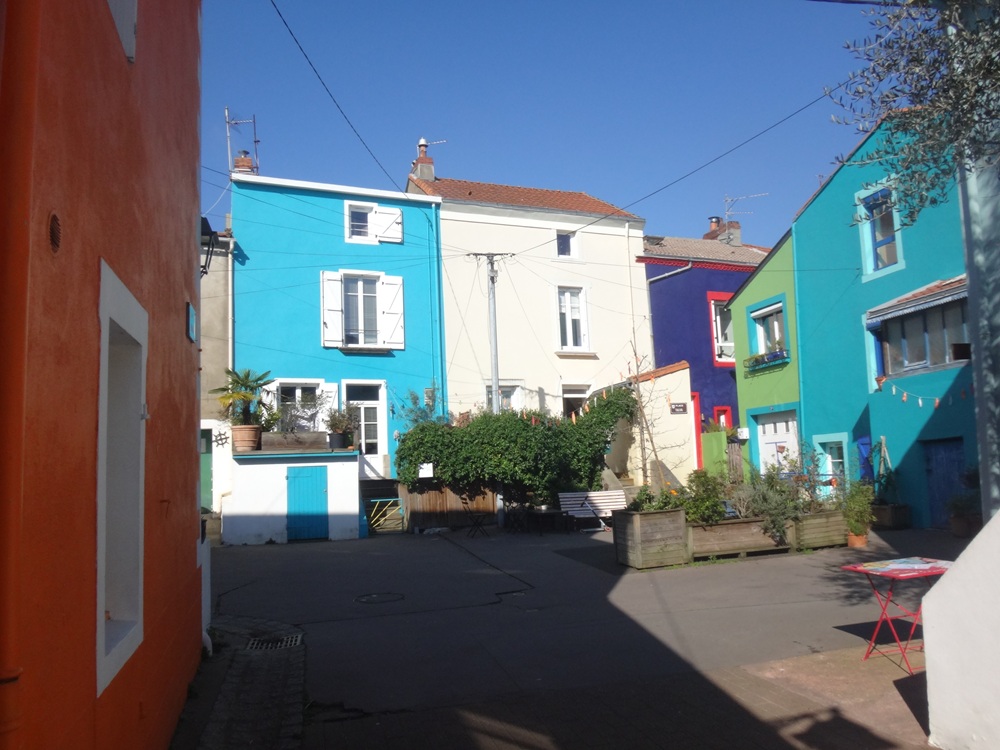 Maisons colorées à Trentemoult