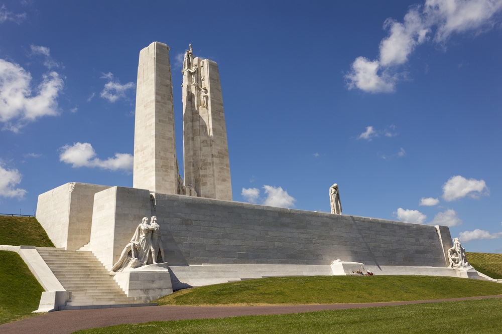 Mémorial national du Canada à Vimy, près d'Arras