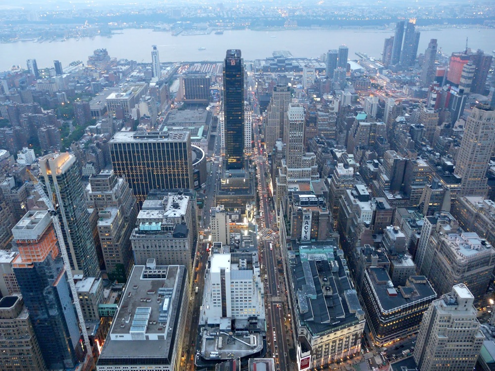 Panorama sur Manhattan depuis l'Empire State Building