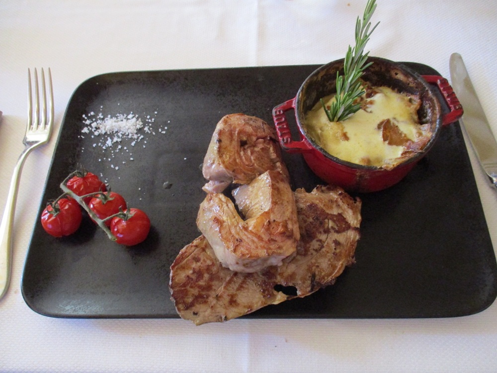 Plat d'agneau de prés salés