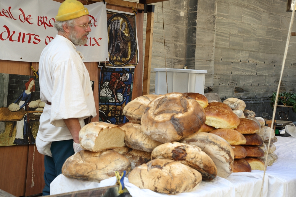 Stand au marché de Bayeux