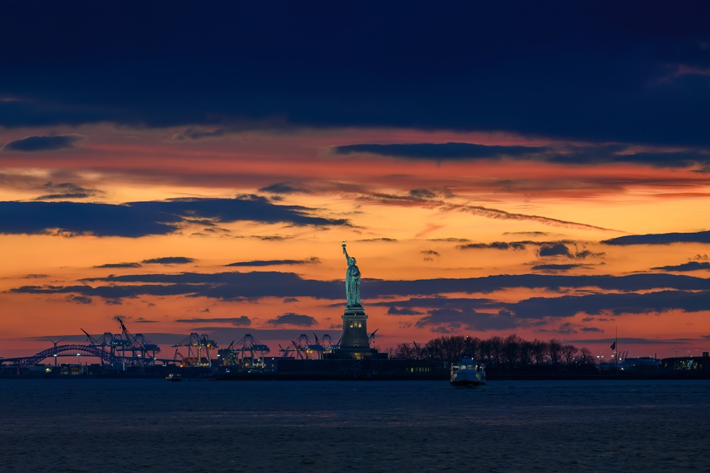 Vue sur la Statue de la Liberté depuis Battery Park