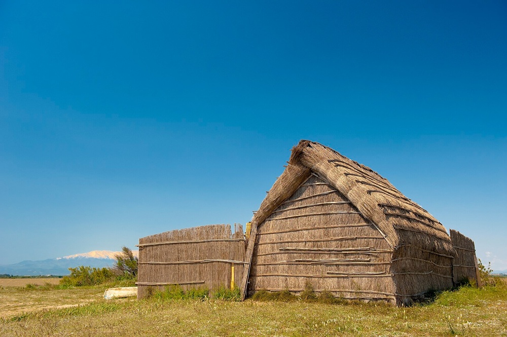 Cabane de pêcheurs à l'étang de Canet-Saint-Nazaire