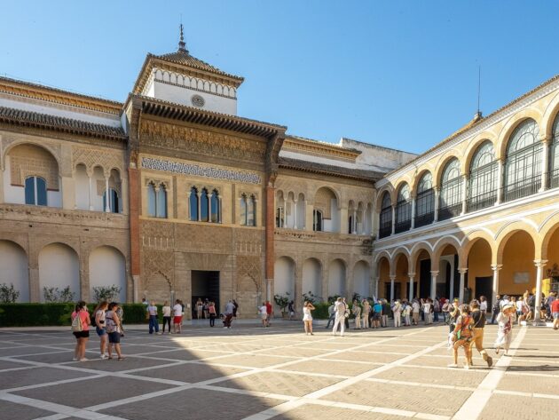 Cour de l'Alcazar de Séville