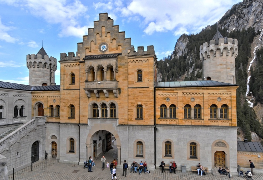 Entrée du château de Neuschwanstein