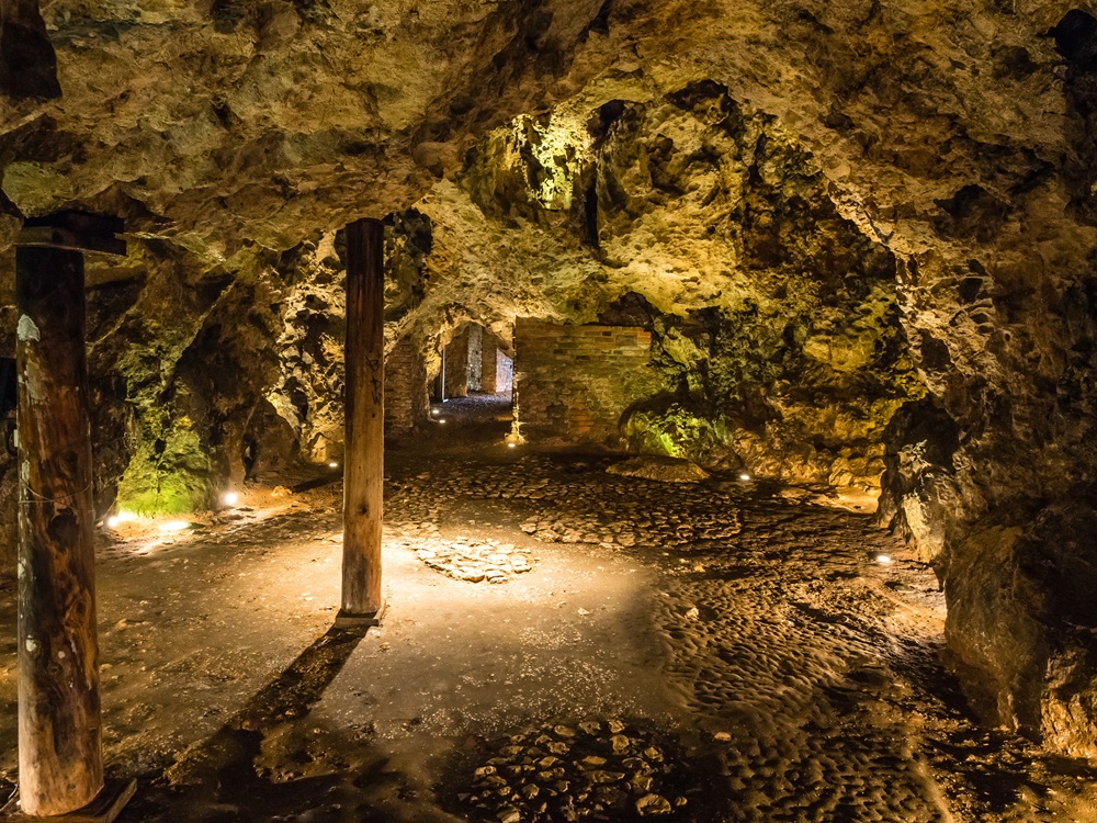 Grotte du Dragon vue de l'intérieur, Cracovie