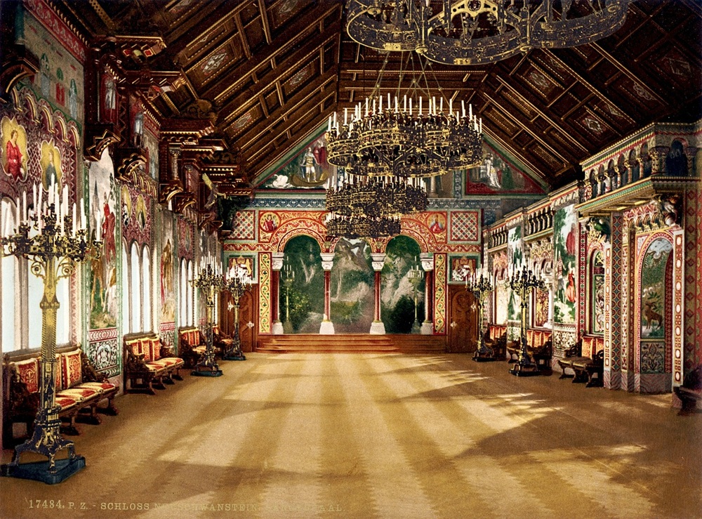 Intérieur du château de Neuschwanstein