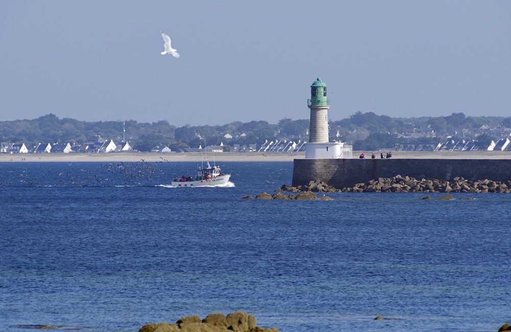 La jetée du Tréhic et son phare, Le Croisic