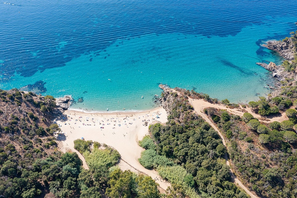 La plage de Bonporteau, Cavalaire-sur-Mer