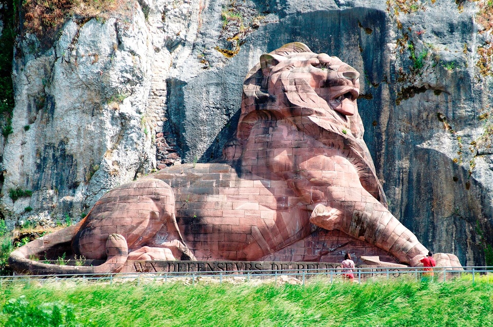 Le Lion de Bartholdi à Belfort