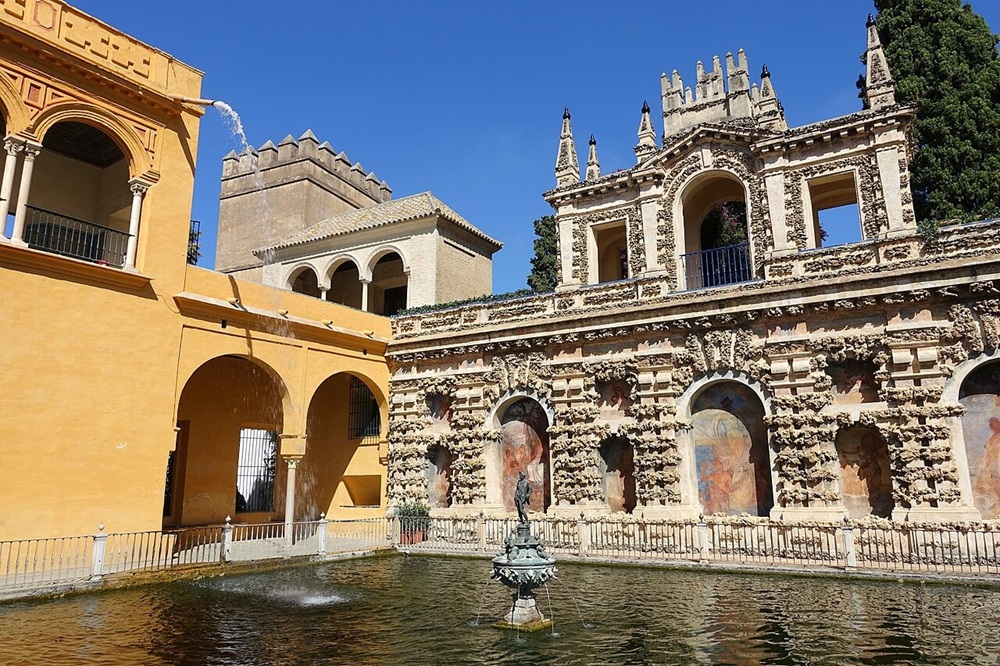 Le bassin de Mercure, Alcazar de Séville