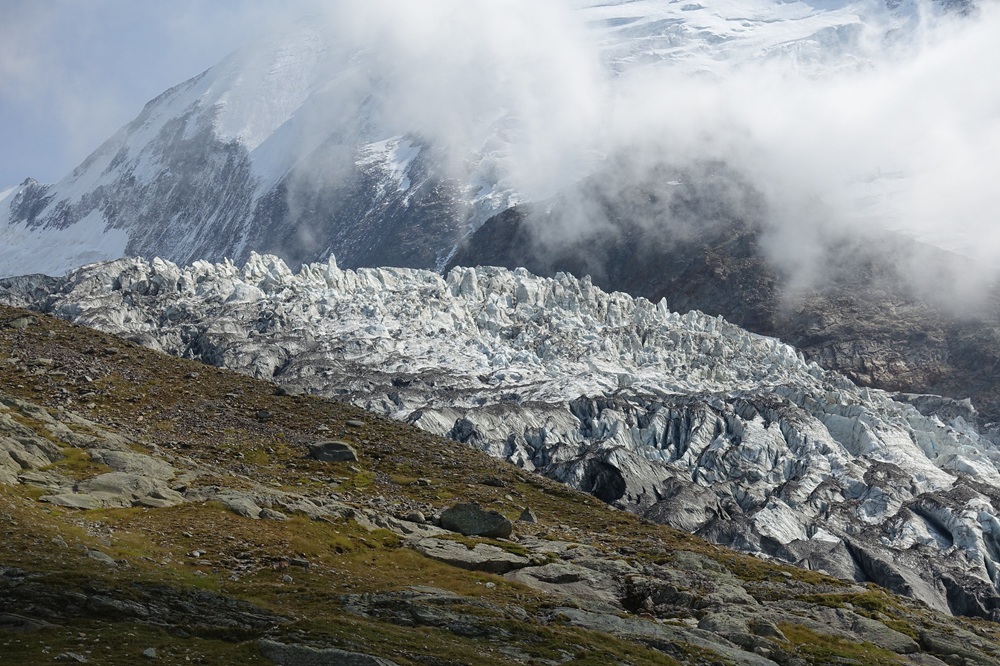 Le glacier de Bionnassay, Saint-Gervais-les-Bains