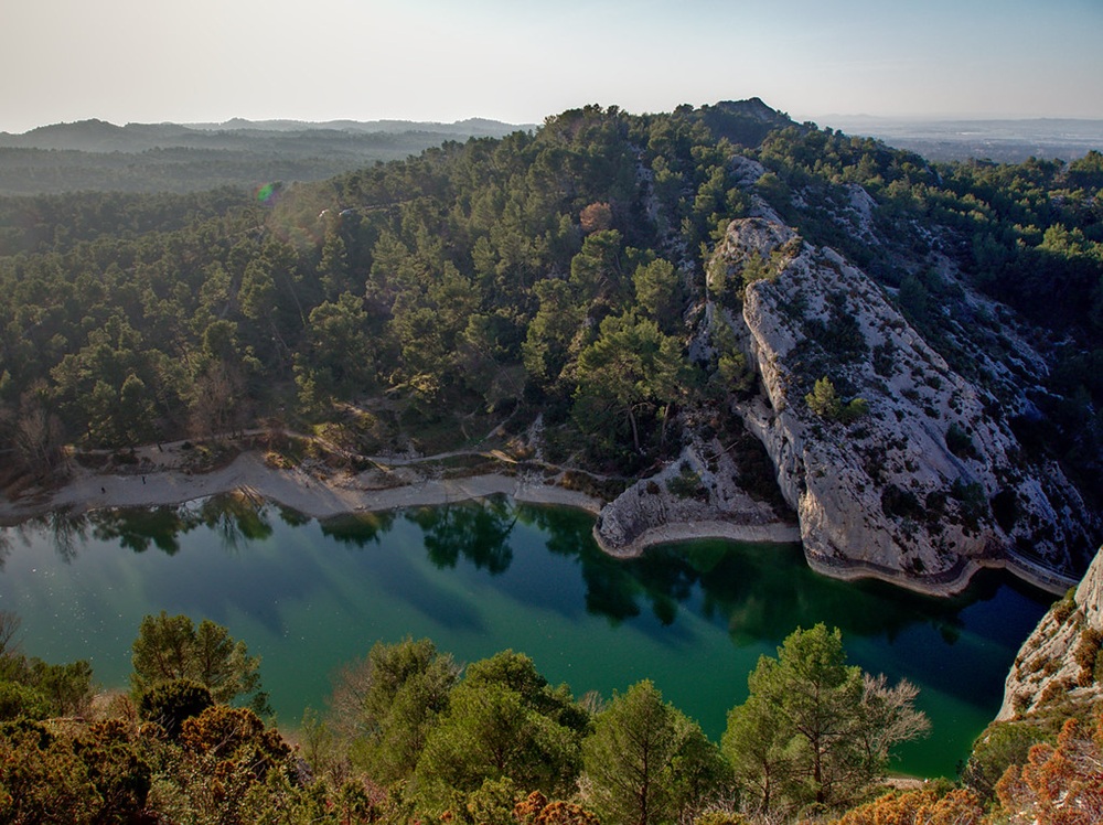 Le lac de Peïroou, Saint-Rémy-de-Provence