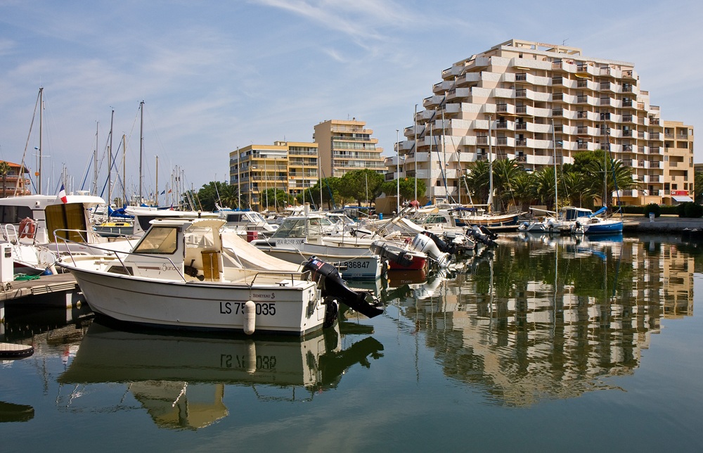 Le port de plaisance, Canet-en-Roussillon